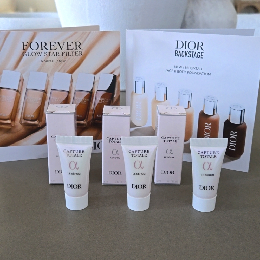 NEW in box never used DIOR capture total Le Serum 3x travel deluxe mini